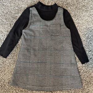 Black and Gray Kids Dress